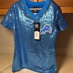 NFL Detroit Lions Blue Short Sleeve Tee